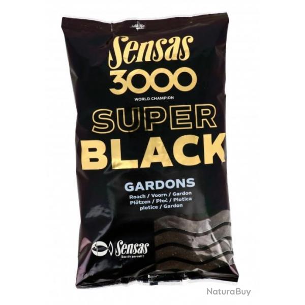 SENSAS AMORCE 3000 SUPER BLACK GARDONS 1KG SENSAS