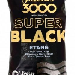 SENSAS AMORCE 3000 SUPER BLACK ETANG 1KG SENSAS