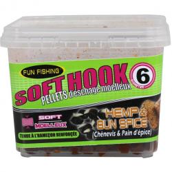 FUN FISHING PELLETS D'ESCHAGE MOELLEUX HEMP & SPICE 110GR FUN FISHING 6mm