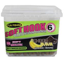 FUN FISHING PELLETS D'ESCHAGE MOELLEUX CHOCO/BANANA 110GR FUN FISHING 6mm