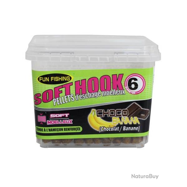 FUN FISHING PELLETS D'ESCHAGE MOELLEUX CHOCO/BANANA 110GR FUN FISHING 6mm