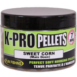 FUN FISHING K-PRO PELLETS D'ESCHAGE MOELLEUX SWEET CORN 7MM