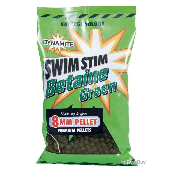 DYNAMITE BAITS PELLETS SWIM STIM BETAINE GREEN 900GR 8mm