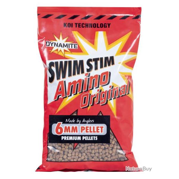 DYNAMITE BAITS PELLETS SWIM STIM AMINO ORIGINAL 900GR 6mm