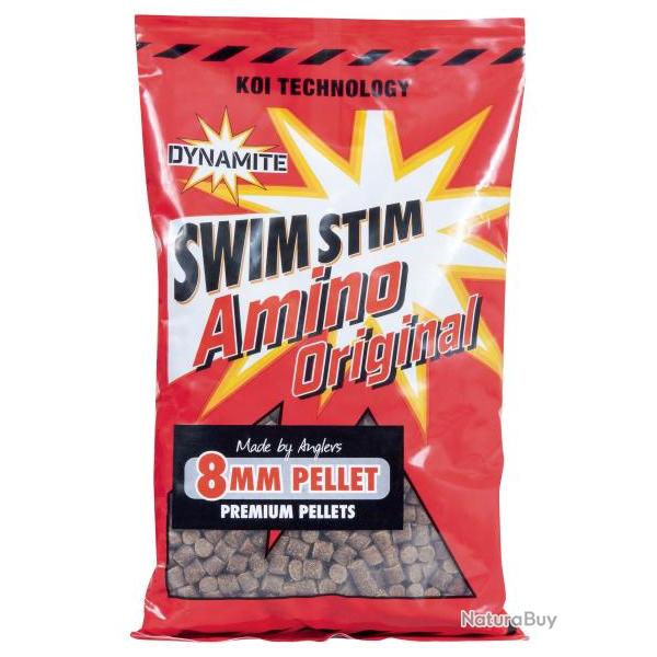 DYNAMITE BAITS PELLETS SWIM STIM AMINO ORIGINAL 900GR 8mm