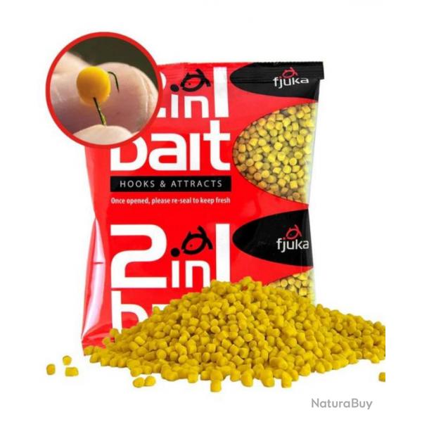 FJUKA BAIT PELLET MICRO 2IN1 YELLOW 3MM FJUKA BAIT 3mm