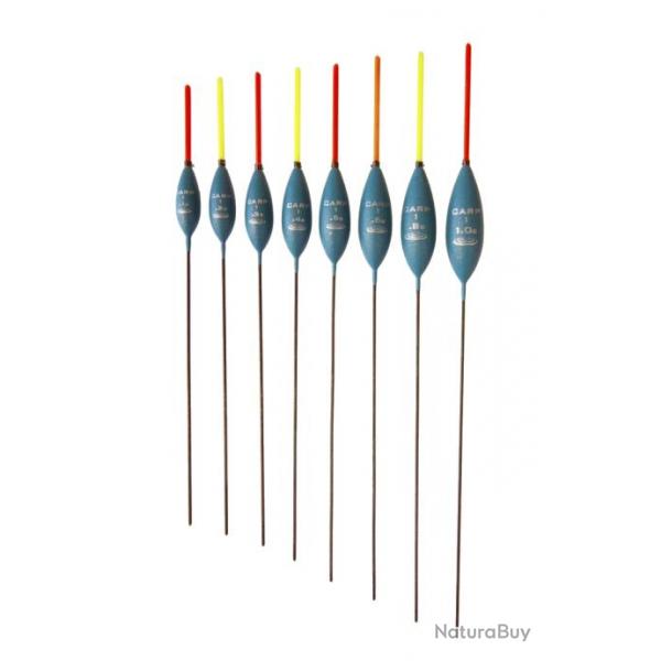 DRENNAN FLOTTEUR CARP 1 POLE FLOATS DRENNAN Rouge 0,10gr