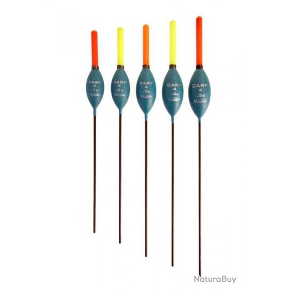 DRENNAN FLOTTEUR CARP 4 FLOATS DRENNAN Rouge 0,10gr