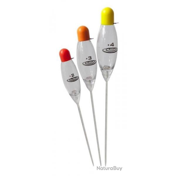 DRENNAN FLOTTEUR CRYSTAL DIBBER POLE FLOATS DRENNAN 0,20gr Jaune