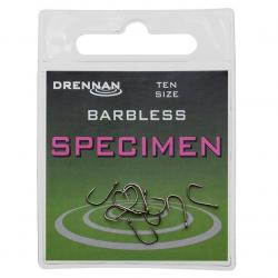 DRENNAN HAMEÇONS SPECIMEN BARBLESS DRENNAN 12