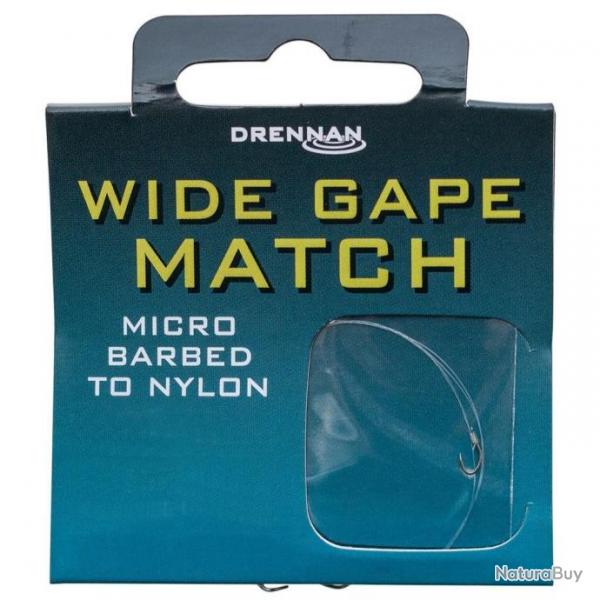 DRENNAN BAS DE LIGNE MONTE WIDE GAPE MATCH BARBED DRENNAN 16