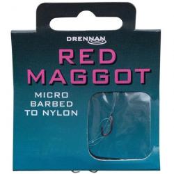 DRENNAN BAS DE LIGNE MONTÉE RED MAGGOT BARBED DRENNAN 14