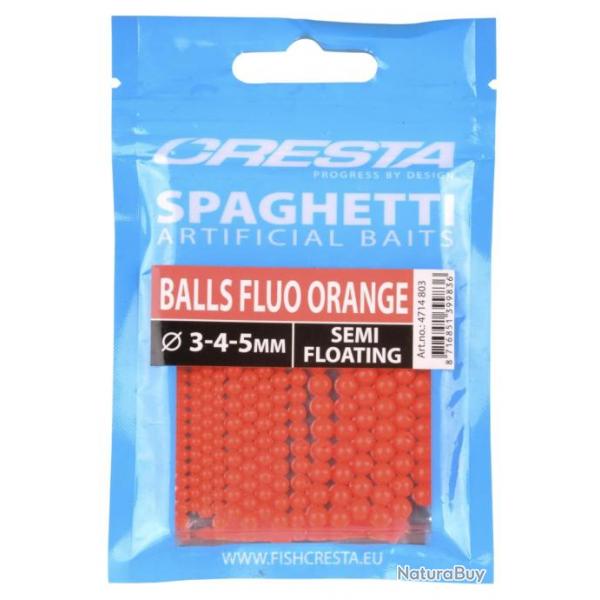 CRESTA SPAGHETTI BALLS FLUO ORANGE