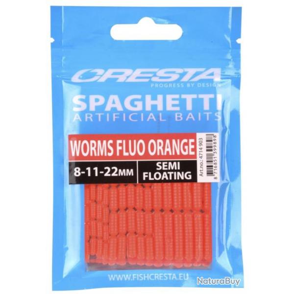 CRESTA SPAGHETTI WORMS FLUO ORANGE