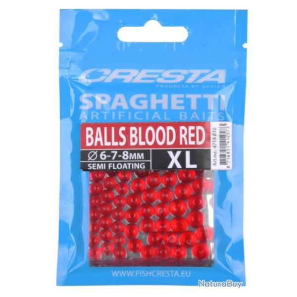 CRESTA SPAGHETTI BALLS XL BLOOD RED