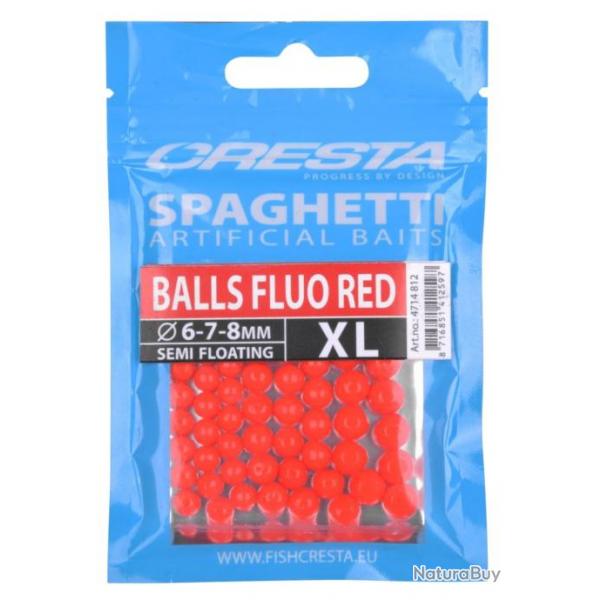 CRESTA SPAGHETTI BALLS XL FLUO RED