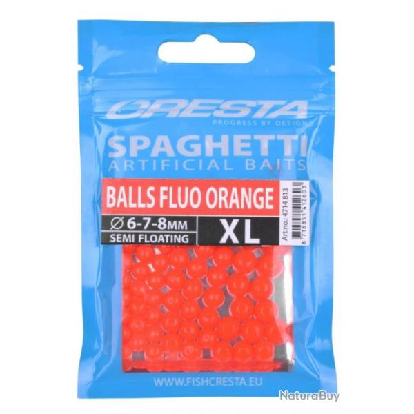 CRESTA SPAGHETTI BALLS XL FLUO ORANGE