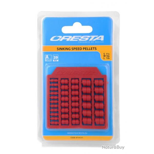 CRESTA SINKING SPEED PELLETS RED