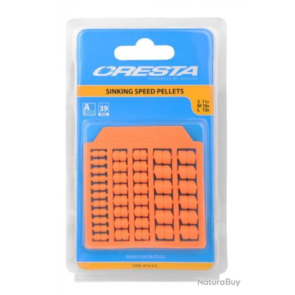 CRESTA SINKING SPEED PELLETS ORANGE