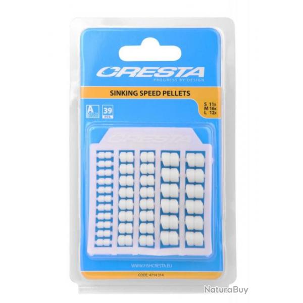 CRESTA SINKING SPEED PELLETS WHITE