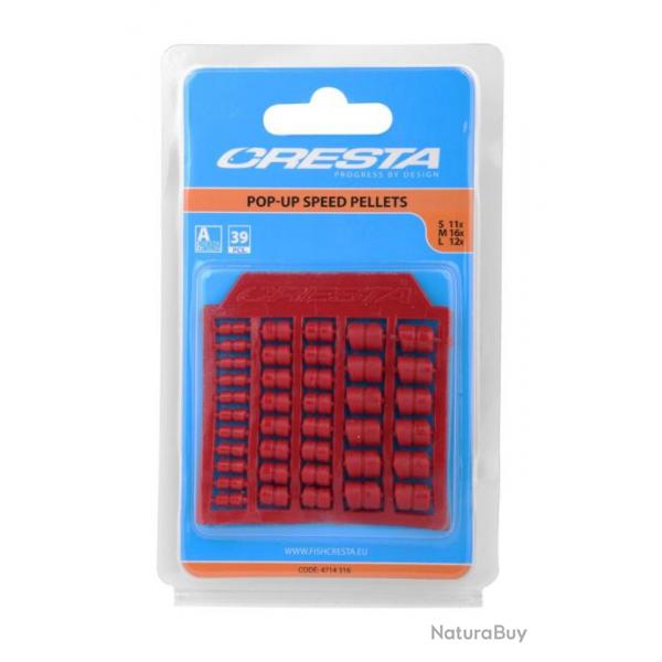 CRESTA POP-UP SPEED PELLETS RED