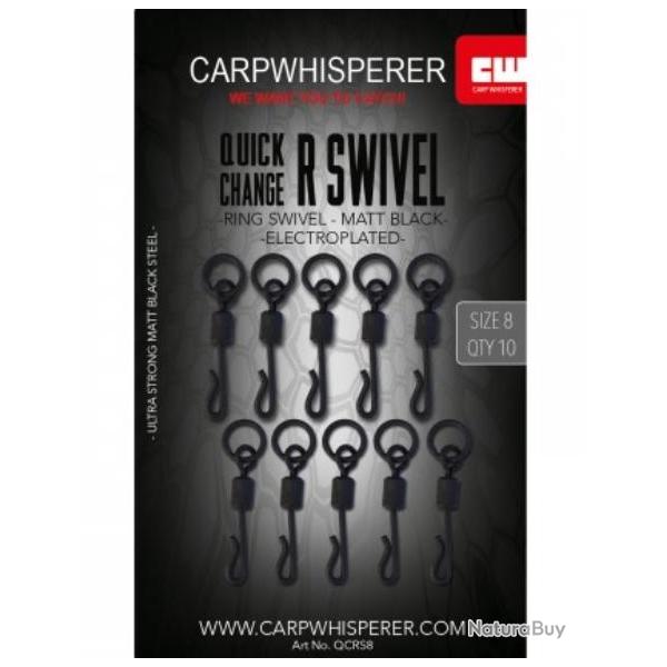 CARP WHISPERER - QUICK CHANGE RING SWIVEL