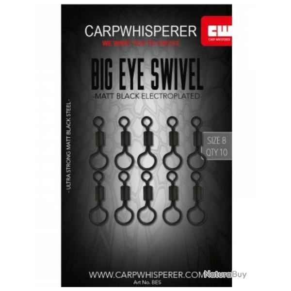CARP WHISPERER - BIG EYE SWIVELS