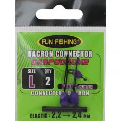 FUN FISHING ÉLASTIQUE CONNECTEURS DACRON FUN FISHING Large