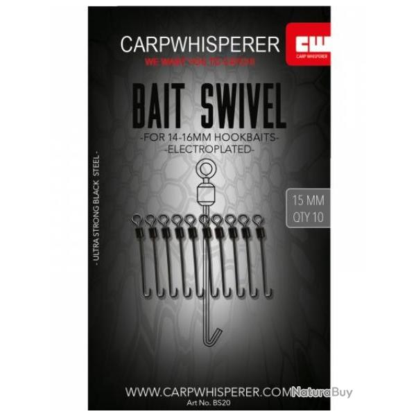 CARP WHISPERER - BAIT SWIVEL 15 mm