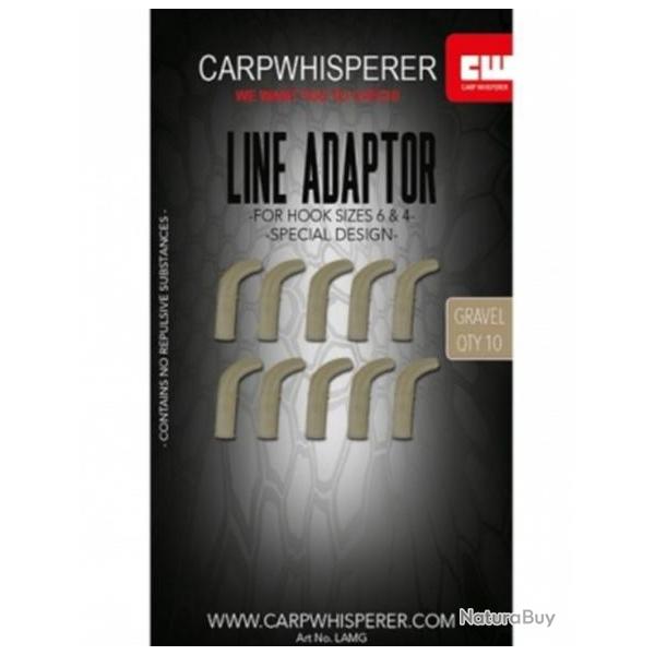 CARP WHISPERER - LINE ADAPTOR Medium Gravel