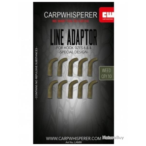 CARP WHISPERER - LINE ADAPTOR Small Weed