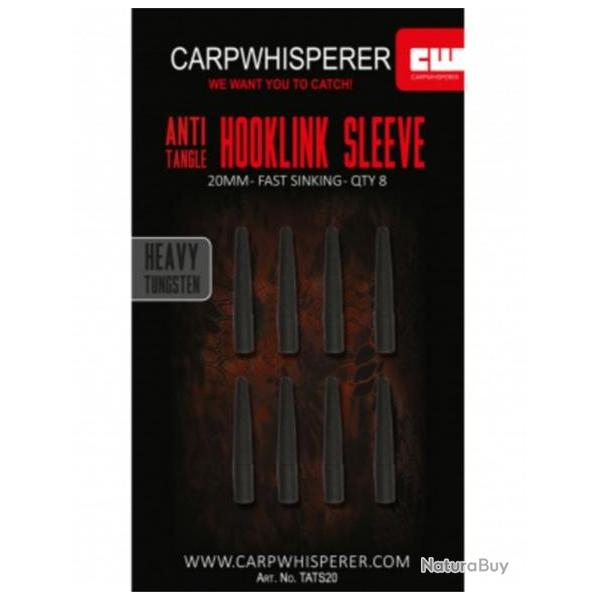 CARP WHISPERER - TUNGSTEN HOOKLINK SLEEVES 21mm