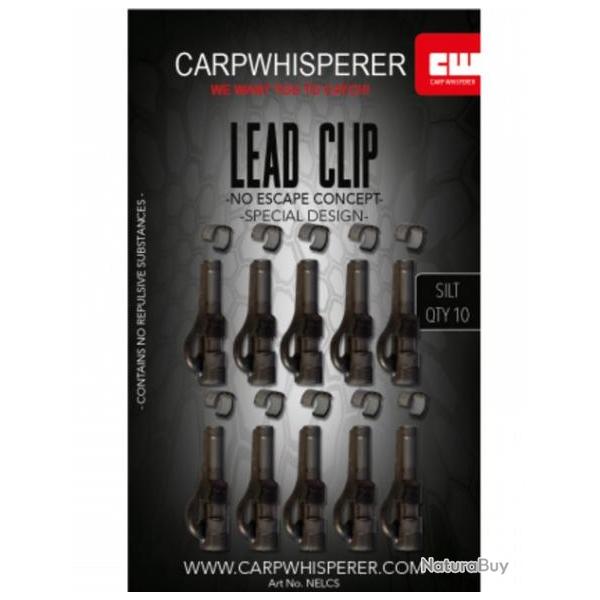 CARP WHISPERER - NO ESCAPE LEAD CLIP Silt