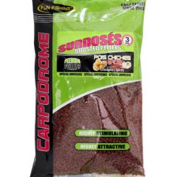 FUN FISHING PELLETS D'AMORCAGE SURDOSES POIS CHICHES & EPICES 3MM 700GR FUN FISHING