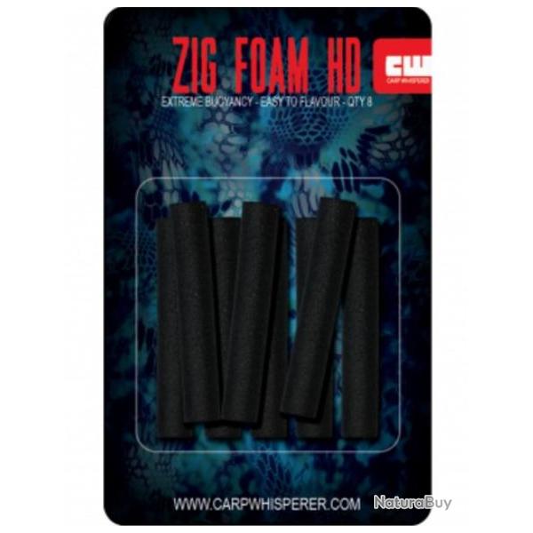 CARP WHISPERER - ZIG FOAM 8MM Noir