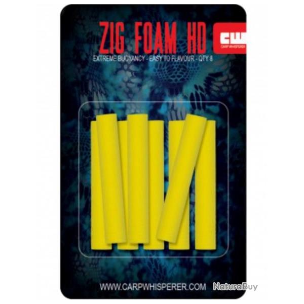 CARP WHISPERER - ZIG FOAM 8MM Jaune