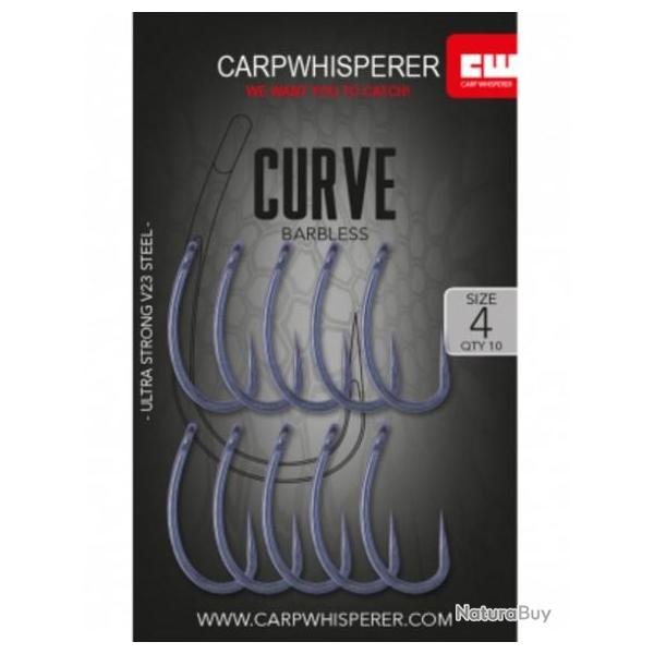 CARP WHISPERER HAMEON CURVE 8 Barbless