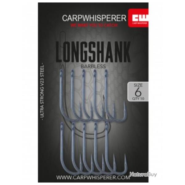 CARP WHISPERER HAMEON LONGSHANK 4 Barbless