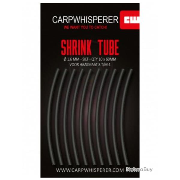 CARP WHISPERER END TACKLE SHRINK TUBE CARP WHISPERER No 4 Silt