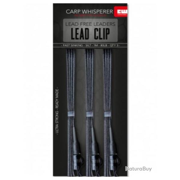 CARP WHISPERER LEAD CLIP LEADERS CARP WHISPERER Silt