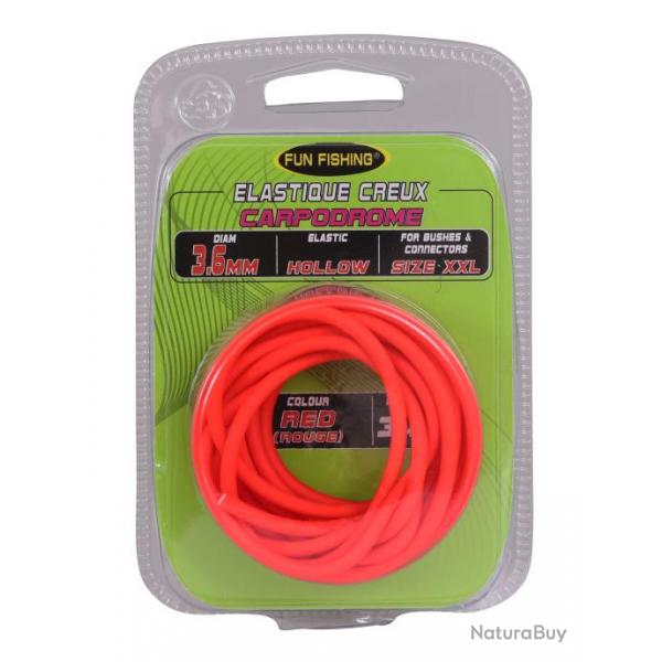 FUN FISHING LASTIQUES FLUO CREUX FUN FISHING 3,60mm 3m