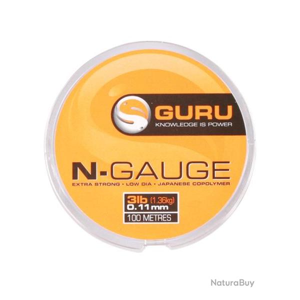 GURU FILAMENT N-GAUGE 0,25mm 12lb