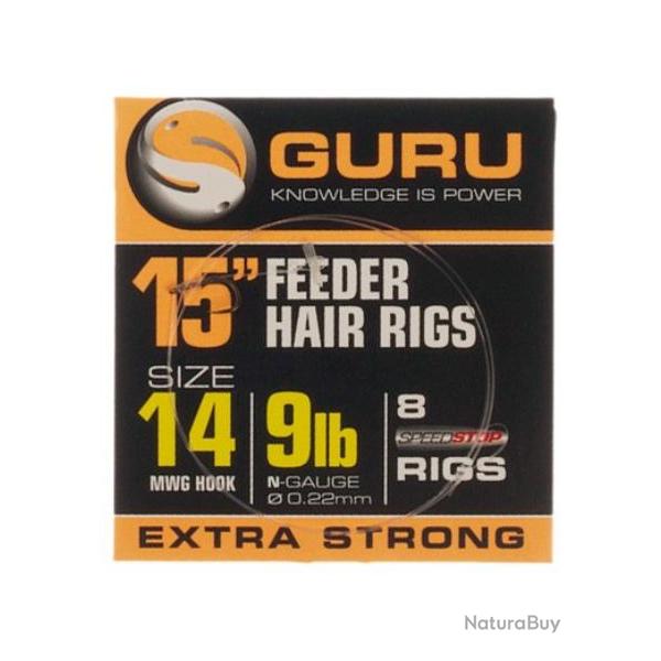 GURU BAS DE LIGNE SPEEDSTOP READY RIG 0,25mm 10 15''/38cm