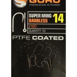 GURU HAMECON SUPER MWG HOOK BARBLESS/EYED 18