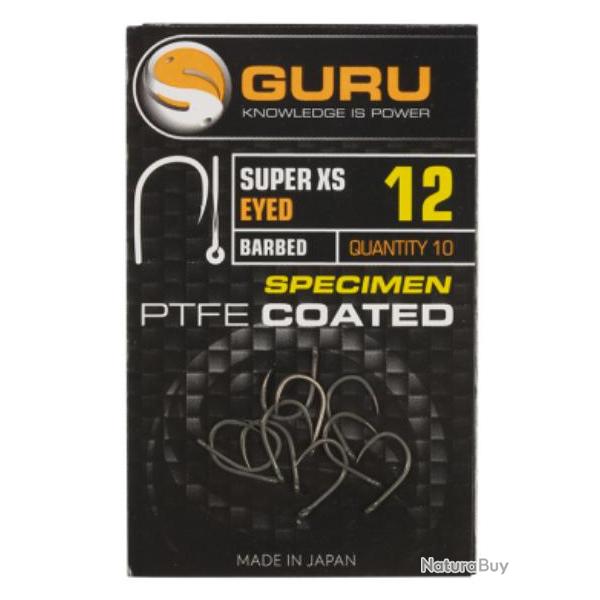 GURU HAMEON SUPER X-STRONG CARP EYED BARBED/EYED 12