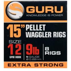 GURU BAS DE LIGNE BAIT BANDS READY RIG 15''/38CM 0,22mm 14 15''/38cm