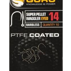 GURU HAMEÇON SUPER PELLET WAGGLER HOOK BARBLESS/EYED 12