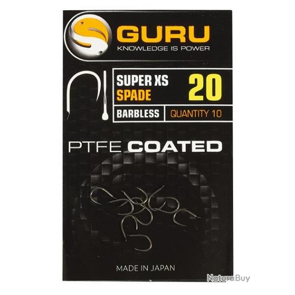 GURU HAMEON SUPER X-STRONG CARP SPADE HOOK BARBLESS GURU 14