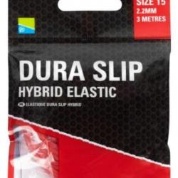 PRESTON ÉLASTIQUE DURA SLIP HYBRIDE ELASTIC 3M PRESTON Rouge 2,20mm