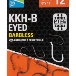 PRESTON HAMEÇONS KKH-B EYED BARBLESS HOOK PRESTON 12